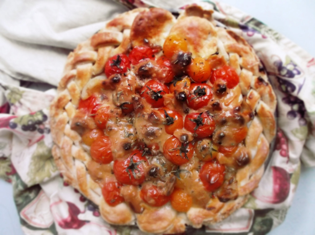 tomato onion tart